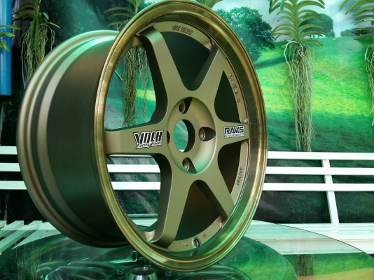 ขายล้อใหม่ TE37 ก้านตรงขอบ17X8 +35 4H114.3 สีน้ำตาล