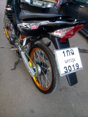 ขายลูกเดียวsonicสตาทมือcbชัก3แว้นๆปี2544 รถบ้านราคาโดนๆ มีเล่มเอกสารครบ