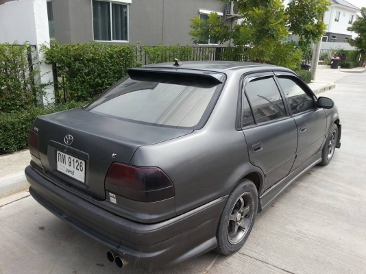 ขายโตโยต้า หน้าหนูปี97 เครื่อง1.5 (no)แท๊กซี่ล้าน\% เกียร์ออโต้ แท้เดิมติดรถ สองระบบน้ำมัน+LPG ขับดีเลย เครื่องช่วงล่างแน่น เลี้ยวไม่ดัง ก.ไฟฟ้า เบาะพีหรูด หน้าหลังเดิมไม่มีชน แม๊ก15 แต่ง ภาษี58 ขายถูกตามสภาพ สนใจโทร 0993980791 ราคา45000 บาท