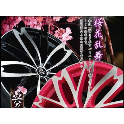 ล้อแม็ก ลายซากุระ ขอบ18 ล้อแม็ก ลายซากุระ ขอบ18