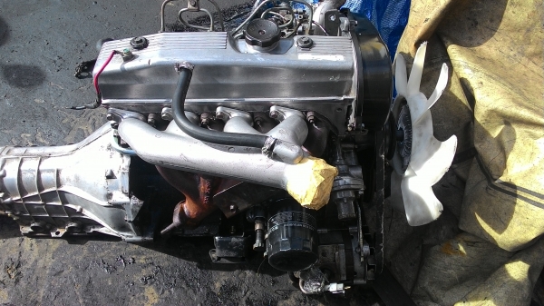 เครื่อง Mitsubishi 4d56 พร้อมเกีร์ย เครื่องสวยเกีร์ยดี รับประกัน