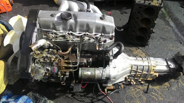 เครื่อง Mitsubishi 4d56 พร้อมเกีร์ย เครื่องสวยเกีร์ยดี รับประกัน