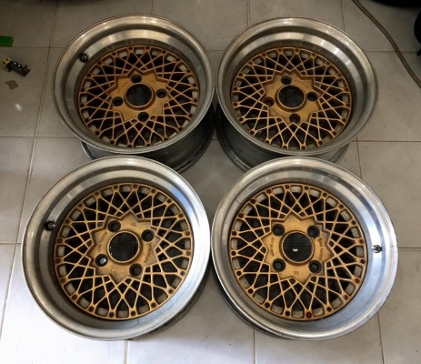 ขายล้อรังผึ้ง ROCK RACING 2 ชิ้นแท้ 14x7 +2 4/114.3 ประมูลจากญี่ปุ่น