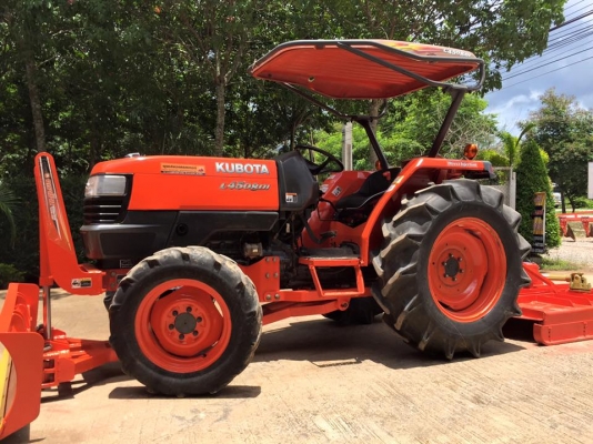 ขายรถไถKubota L4508DI (4WD) พร้อมใบมีดหน้าและเครื่องตัดหญ้าLCSใหม่1.4ม.รถพร้อมใช้งาน ขายรถไถKubota L4508DI (4WD) พร้อมใบมีดหน้าและเครื่องตัดหญ้าLCSใหม่1.4ม.รถพร้อมใช้งาน