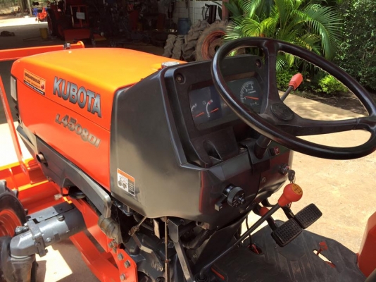 ขายรถไถKubota L4508DI (4WD) พร้อมใบมีดหน้าและเครื่องตัดหญ้าLCSใหม่1.4ม.รถพร้อมใช้งาน ขายรถไถKubota L4508DI (4WD) พร้อมใบมีดหน้าและเครื่องตัดหญ้าLCSใหม่1.4ม.รถพร้อมใช้งาน