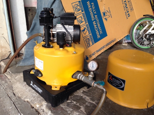 ขายปั้มน้ำอัตโนมัติ Mitsubishi 150W สภาพสวยมากเดิมๆ ผลิตปี 2556 ตรวจเช็คแรงดันเรียบร้อยแล้ว ไม่มีรั่วซึม พร้อมใช้งาน ขายปั้มน้ำอัตโนมัติ Mitsubishi 150W สภาพสวยมากเดิมๆ ผลิตปี 2556 ตรวจเช็คแรงดันเรียบร้อยแล้ว ไม่มีรั่วซึม พร้อมใช้งาน