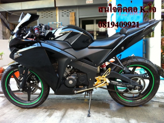 ขาย cbr150iสีดำแต่งสวยๆ ปี2012 ราคา 47,000 บาท ไม่ลดนะคับ