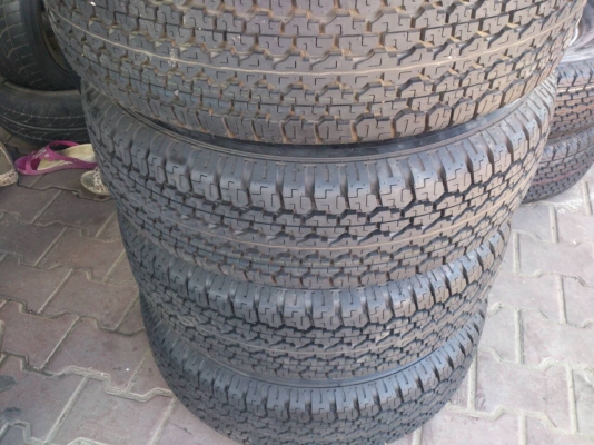 ขายแม็กพร้อมยางถอดป้ายแดง เชฟโรเลต 6รูขอบ16 พร้อมยางบริดสโตน 245/70R16 ปี15 ตุ่มหน้ายางสีอยู่ครบ จำนวน 1 ชุด ขายแม็กพร้อมยางถอดป้ายแดง เชฟโรเลต 6รูขอบ16 พร้อมยางบริดสโตน 245/70R16 ปี15 ตุ่มหน้ายางสีอยู่ครบ จำนวน 1 ชุด