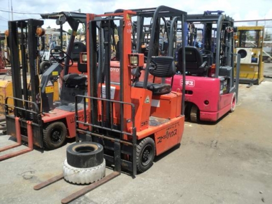 โฟล์คลิฟท์ไฟฟ้า ราคาถูก นำเข้าญี่ปุ่น ใช้งานดีมาก