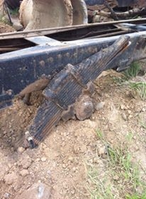 เสนอราคาได้ มิตซูฟูโซ่ สิบล้อ รถคว่ำมา คัซซีใหม่ แต่คดสภาพตามรูป