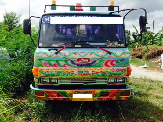 รถเครนมือสอง/ Hino FD178B/ เครื่องยนต์ HO7C-D18916 ติดเครน 3.7 ตัน