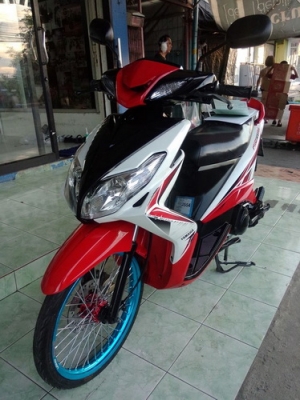 Mio 125 เครื่องเดิมๆสวยๆหล่อๆลงล้อมาอย่างเดียว พร้อมเล่มครับ