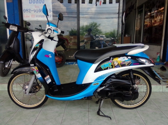 Fino FI รถปี56 แต่งหล่อๆ ลงล้อ เครื่องเดิมๆสวยๆ ราคาถูก เอกสารครบครับ