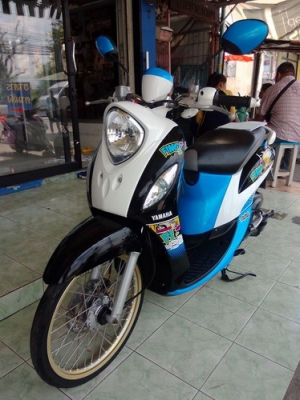 Fino FI รถปี56 แต่งหล่อๆ ลงล้อ เครื่องเดิมๆสวยๆ ราคาถูก เอกสารครบครับ