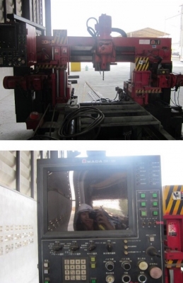 ขายเครื่องเจาะเสาH-beamพร้อมใช้งานญี่ปุ่นยี่ห้อAmada