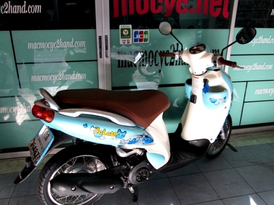 JALATO  สีฟ้า ระบบหัวฉีดประหยัดน้ำมัน เครื่องยนต์แรงด้วย 125 cc รถเดีอน กันยายน ปี56 ไมล์ 9 พันโล  แถม3รายการ 24900