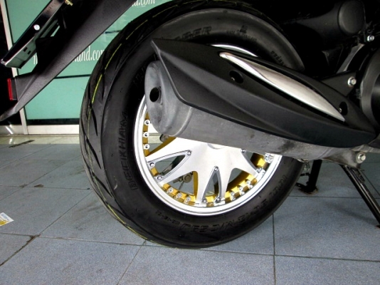 fino i สีดำแดง ล้อแมกซ์แต่ง ลาย VIP ยางจุ๊บเลส ของใหม่ รถเดือน ธันวาคม ปี 57 ไมล์ 5 พันโล แถม 3 รายการ 33900