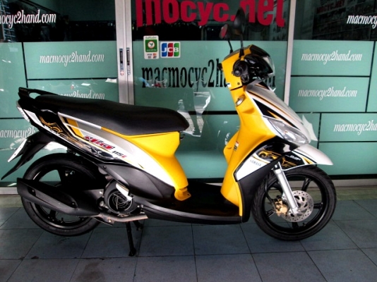 MIO 115 i สีเหลืองดำ  ตัวท๊อป ล้อแมกซ์ รถเดือน ธันวาคม ปี 55 ไมล์ 8 พันโล แถม 3 รายการ  25900