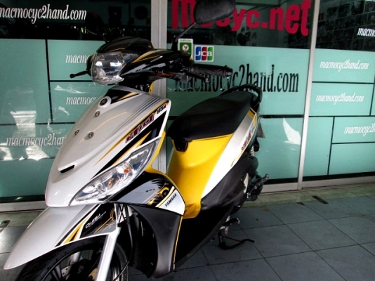 MIO 115 i สีเหลืองดำ  ตัวท๊อป ล้อแมกซ์ รถเดือน ธันวาคม ปี 55 ไมล์ 8 พันโล แถม 3 รายการ  25900