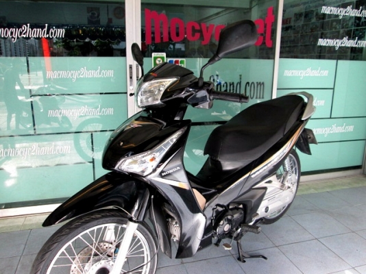 wave 125 i สีดำ สีทำใหม่ทั้งคัน ติดสติ๊กเกอร์ลายใหม่ สต๊าทเท้า รถเดือน สิงหาคม ปี 55 สภาพกลางๆ โปรโมชั่น แถม 3รายการ 26900