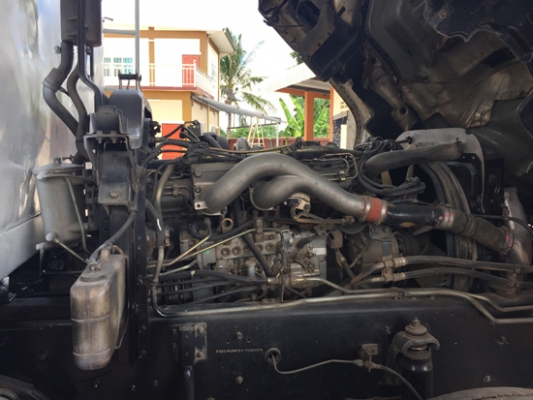 ขายรถพ่วง22ล้อ ISUZU DECA 320 ยูโรทู กระบะเหล็กไม่ดัมพ์ คอกสูงอู่สหกิจ เครื่องเดิม เกียร์เดิม