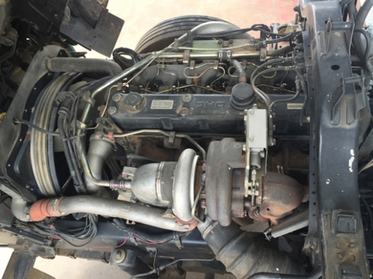 ขายรถพ่วง22ล้อ ISUZU DECA 320 ยูโรทู กระบะเหล็กไม่ดัมพ์ คอกสูงอู่สหกิจ เครื่องเดิม เกียร์เดิม