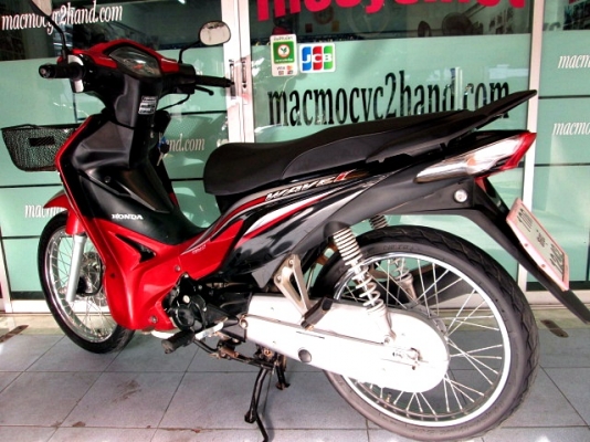 wave 110 i สีแดงดำ สต๊าทเท้า รุ่นใหม่ท่อออกข้าง รถเดีอน กรกฎาคม ปี 57 ไมล์ 7 โล แถม 3รายการ 28900