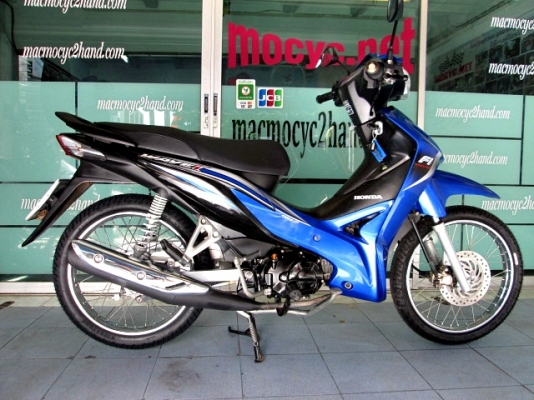 wave 110 i สีน้ำเงิน สต๊าทเท้า รุ่นใหม่ท่อออกข้าง รถเดีอน ตุลาคม ปี 57 ไมล์ 5 โล แถม 3รายการ 28900