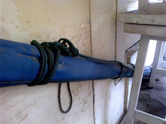 ผ้าใบม้วน กันสาด