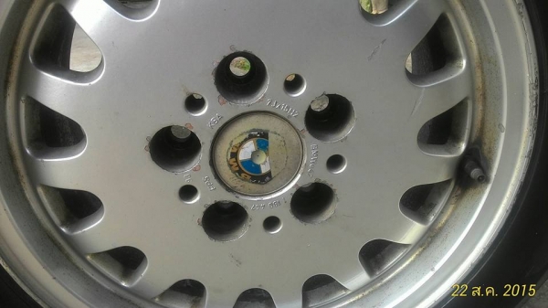 ขายล้อเดิมขอบ15พร้อมยาง รถ BMW E36  (ขายแล้ว)