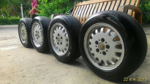 ขายล้อเดิมขอบ15พร้อมยาง รถ BMW E36  (ขายแล้ว)