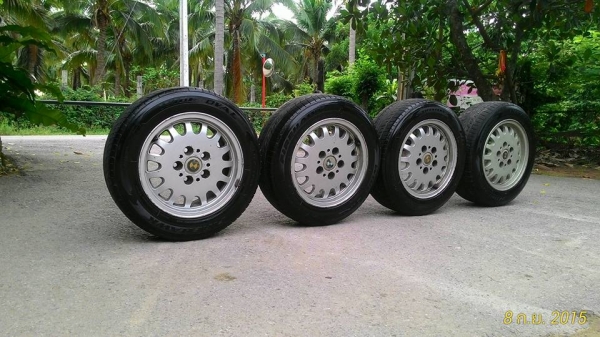 ขายล้อเดิมขอบ15พร้อมยาง รถ BMW E36  (ขายแล้ว)