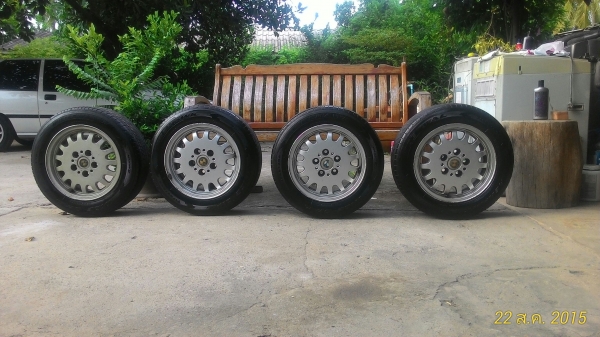 ขายล้อเดิมขอบ15พร้อมยาง รถ BMW E36  (ขายแล้ว)