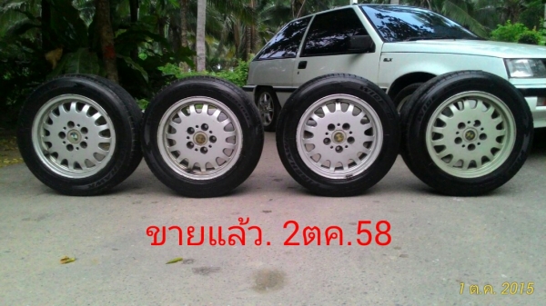 ขายล้อเดิมขอบ15พร้อมยาง รถ BMW E36  (ขายแล้ว)
