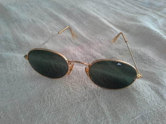 แว่นตาวินเทจรุ่นหายาก B&amp;L RAY-BAN ROUND METAL OVAL USA