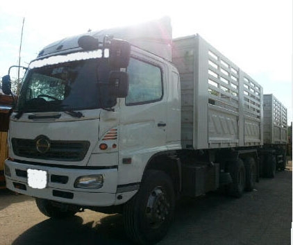 ขายด่วน HINO FM2PNLD 320 แรงม้า กระบะดั๊มพ์แม่-ลูก ของสามมิตร