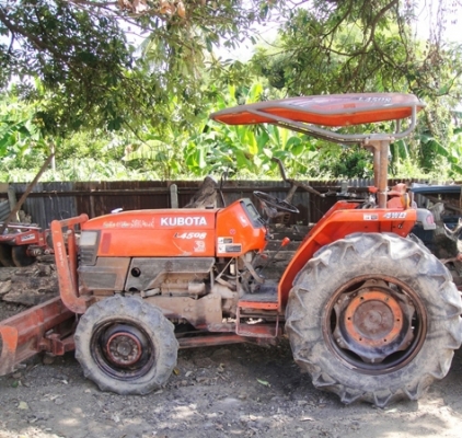 ขายคูโบต้า L4508 4 WD 2 เพลา ใบมีด ขายตามสภาพ..ทำงาน 3364 ชั่วโมง