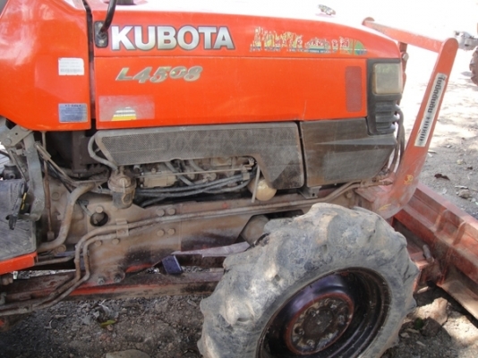 ขายคูโบต้า L4508 4 WD 2 เพลา ใบมีด ขายตามสภาพ..ทำงาน 3364 ชั่วโมง