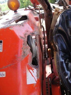 ขายคูโบต้า L4508 4 WD 2 เพลา ใบมีด ขายตามสภาพ..ทำงาน 3364 ชั่วโมง