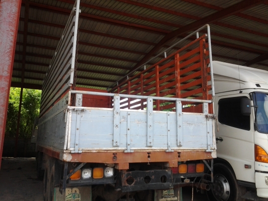 MITSUBISHI FUSO 10 สิบล้อรั้ว เล่มทะเบียนพร้อมค่ะ