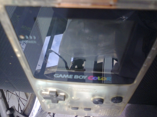 เกมส์บอยจอสีใช้ได้สภาพดี๊ดี แถม1 เกมส์กาก