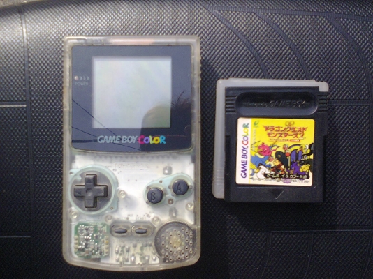 เกมส์บอยจอสีใช้ได้สภาพดี๊ดี แถม1 เกมส์กาก