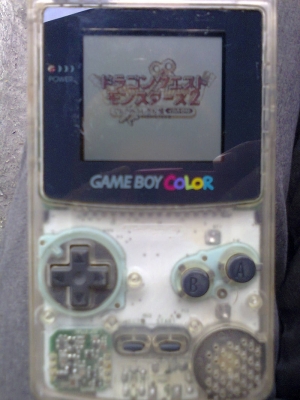 เกมส์บอยจอสีใช้ได้สภาพดี๊ดี แถม1 เกมส์กาก