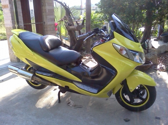 ขาย - แลก suzuki skywave k4 2004 หัวฉีด 250cc ทำสีใหม่ๆๆ ขาย 60000