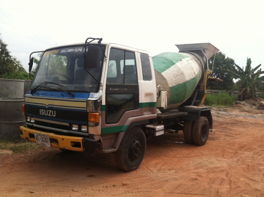 รถโม่ปูน ISUZU FSR12D 6 สูบ 175 แรง เครื่อง 6BG1 ขนาด 3 คิว มีเล่มทะเบียนพร้อม