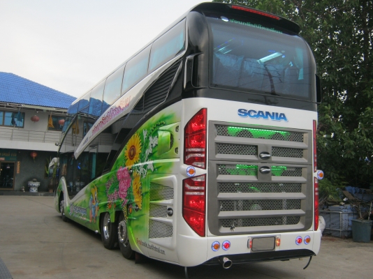ขายรถบัส 8ล้อ 2ชั้น สแกนเนีย 113. 360 แรงม้า