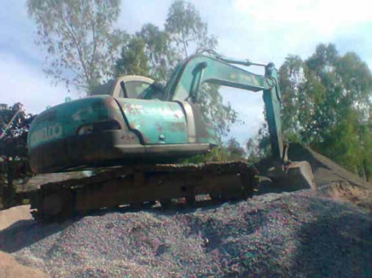 ขายรถแบคโฮ  KOBELCO  sk 120-5 รถสวยพร้อมใช้เอกสารอินวอยท์ ไฟฟ้าครบอยากขายลดแล้ว