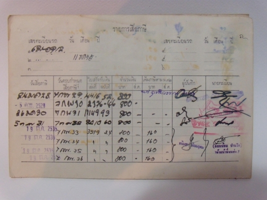 ขายทะเบียนรถโฟล์คตู้ ปี 68