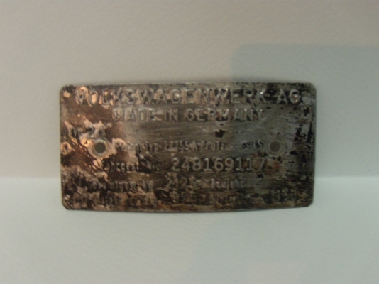 ขายทะเบียนรถโฟล์คตู้ ปี 68