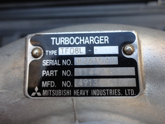 ขายเทอร์โบ TF08L  ISUZU DECA 320